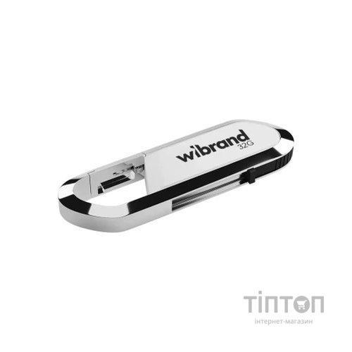 USB флеш накопичувач Wibrand 32GB Aligator White USB 2.0 (WI2.0/AL32U7W)