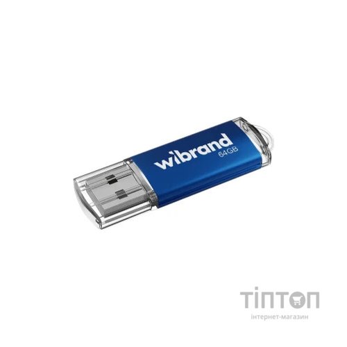 USB флеш накопичувач Wibrand 64GB Cougar Blue USB 2.0 (WI2.0/CU64P1U)