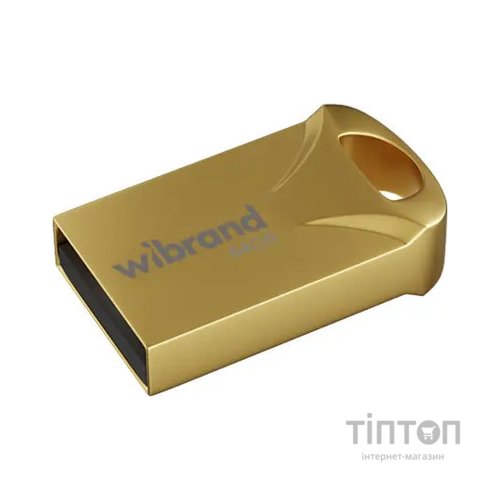 USB флеш накопичувач Wibrand 64GB Hawk Gold USB 2.0 (WI2.0/HA64M1G)