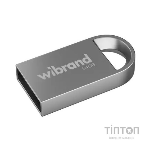 USB флеш накопичувач Wibrand 64GB lynx Silver USB 2.0 (WI2.0/LY64M2S)