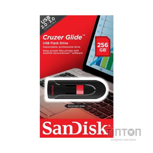 USB флеш SANDISK 256GB Cruzer Glide USB 3.0