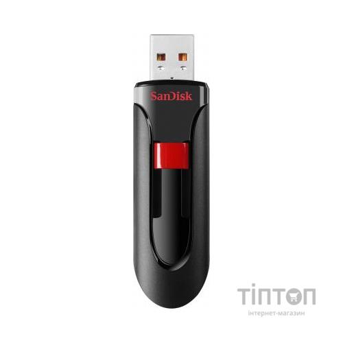 USB флеш Sandisk Cruzer Glide 128 Gb USB 3.0 чорний