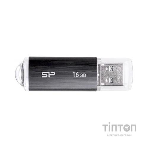USB флеш Silicon Power 16GB Ultima U02 Black