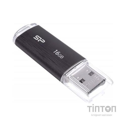USB флеш Silicon Power 16GB Ultima U02 Black