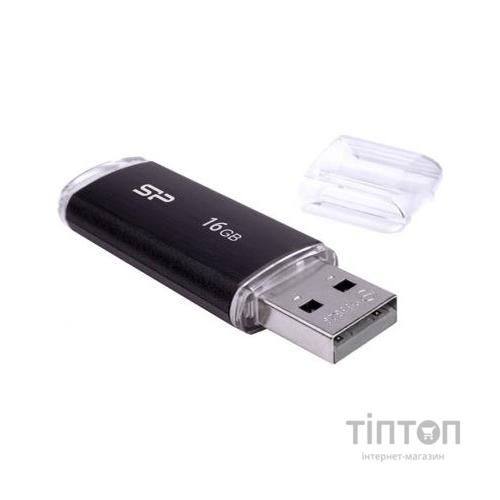 USB флеш Silicon Power 16GB Ultima U02 Black