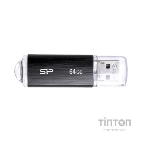 USB флеш Silicon Power Ultima U02 чорний