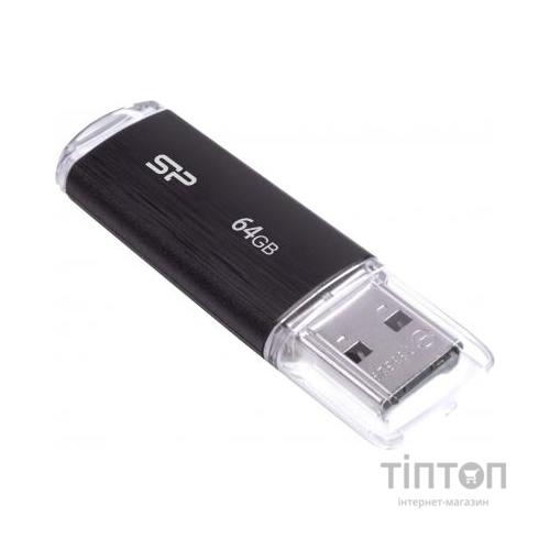 USB флеш Silicon Power Ultima U02 чорний