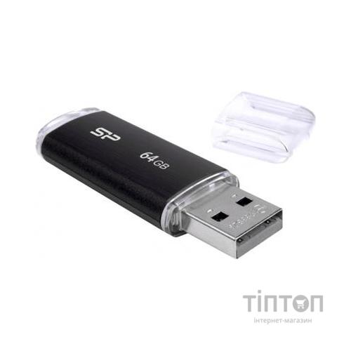 USB флеш Silicon Power Ultima U02 чорний