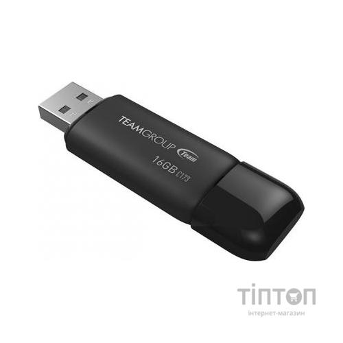 USB флеш Team 16GB C173 Pearl Black USB 2.0