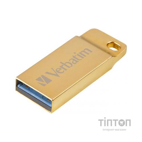 USB флеш Verbatim 32GB Metal Executive Gold