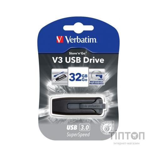 USB флеш Verbatim 32GB Store 'n' Go Grey USB 3.0