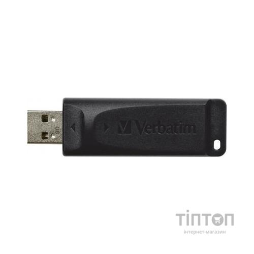 USB флеш Verbatim 64GB Slider чорний