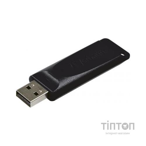 USB флеш Verbatim 64GB Slider чорний
