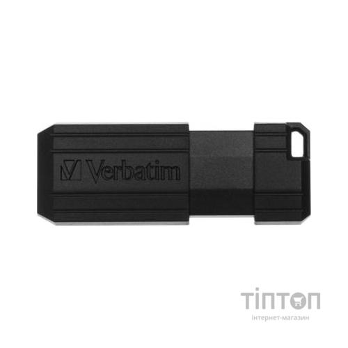 USB флеш Verbatim 64GB Store 'n' Go PinStripe Black USB 2.0