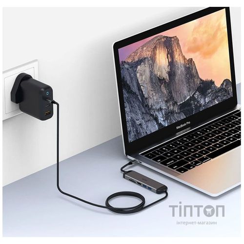 USB-хаб WIWU Alpha 521H Grey