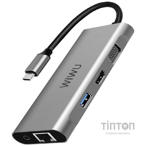 USB-хаб WIWU Alpha A11312H Gray