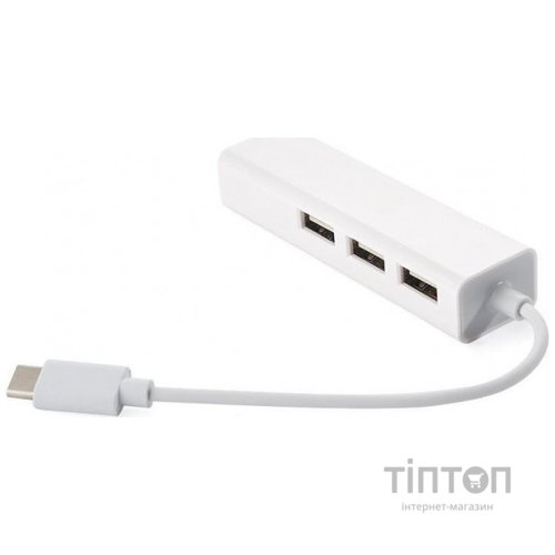 Концентратор Value Type-C Hub 3-port USB2.0 + RJ45 Fast Ethernet White (S0742)