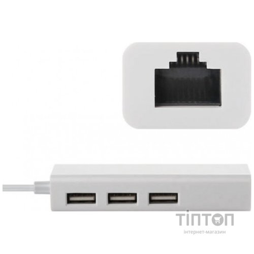 Концентратор Value Type-C Hub 3-port USB2.0 + RJ45 Fast Ethernet White (S0742)