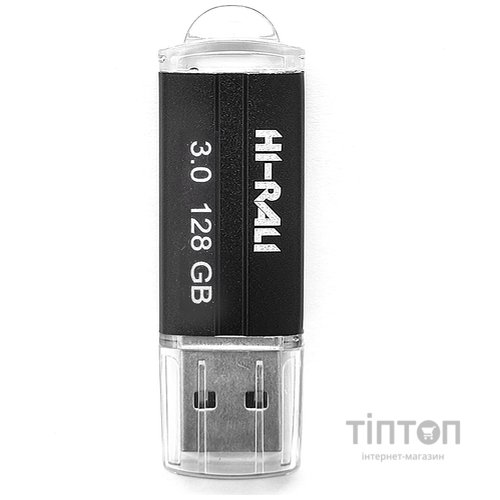 USB флеш накопичувач Hi-Rali 128GB Corsair Series Black USB 3.0 (HI-128GBCOR3BK)
