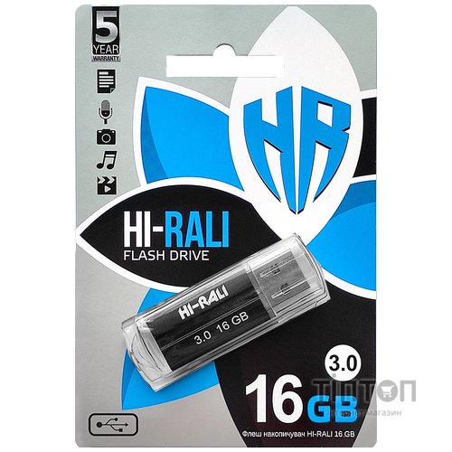 USB3.0 16GB Hi-Rali Corsair Series Black (HI-16GB3CORBK)