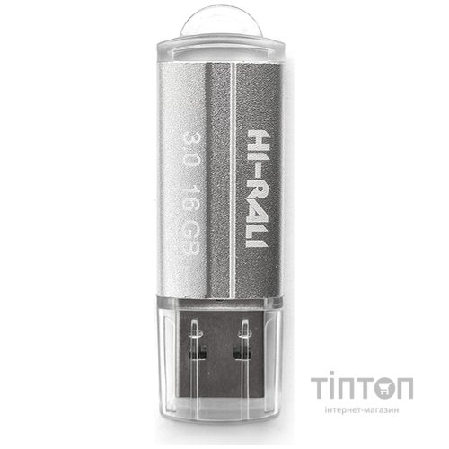 USB флеш накопичувач Hi-Rali 16GB Corsair Series Silver USB 3.0 (HI-16GB3CORSL)