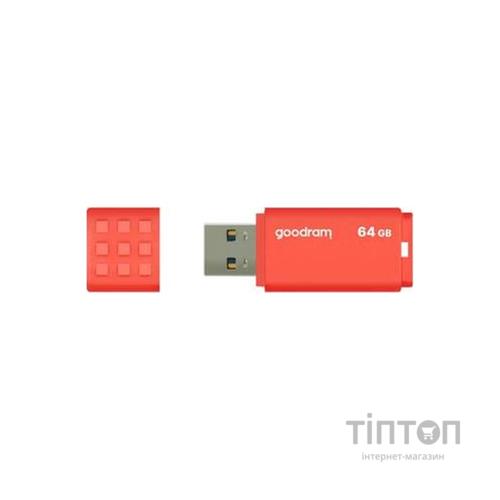 USB флеш накопичувач Goodram 64GB UME3 Orange USB 3.0 (UME3-0640O0R11)