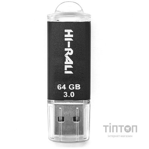 USB3.0 64GB Hi-Rali Rocket Series Black (HI-64GB3VCBK)