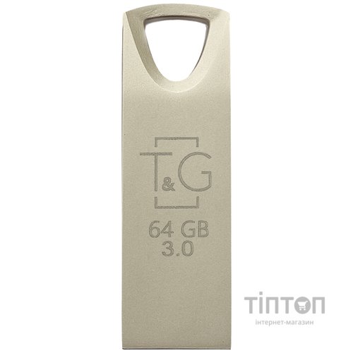 USB3.0 64GB T&G 117 Metal Series Silver (TG117SL-64G3)