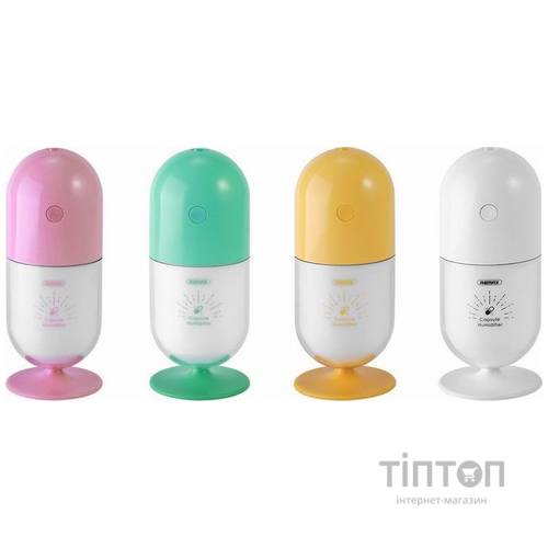 Увлажнитель воздуха Remax RT-A500 Capsule Mini Humidifier зеленый (6954851281894)