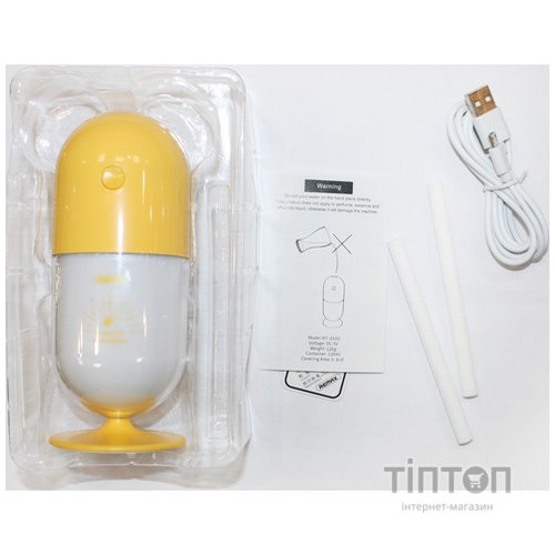 Увлажнитель воздуха Remax RT-A500 Capsule Mini Humidifier желтый (6954851281870)