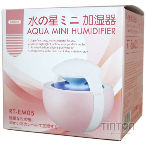 Увлажнитель воздуха Remax RT-EM05 Mercury розовый (6954851282730)