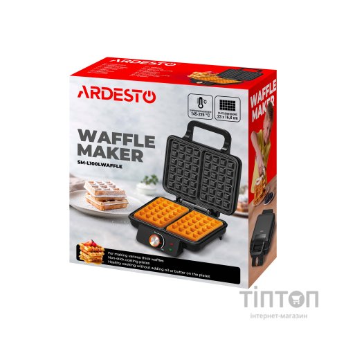 Вафельниця ARDESTO SM-L100LWAFFLE