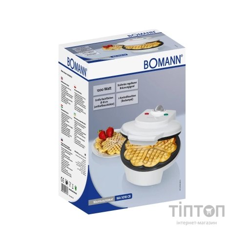 Вафельниця Bomann WA 5018 СВ white (WA5018СВ white)