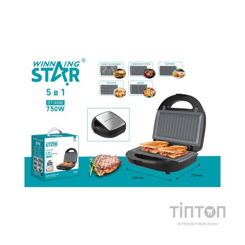Вафельниця WINNINGSTAR ST-9396