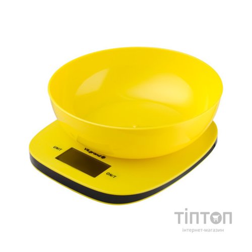 Ваги кухонні Erstech VKS-517 yellow