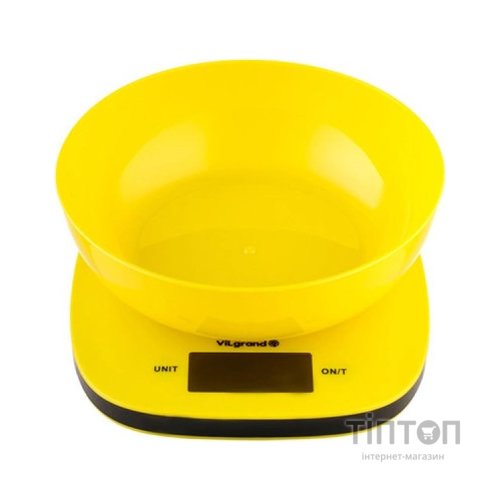 Ваги кухонні Erstech VKS-517 yellow