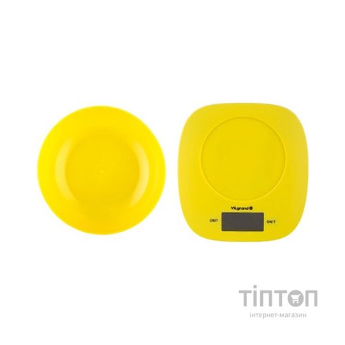Ваги кухонні Erstech VKS-517 yellow