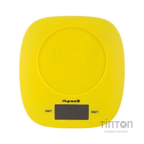 Ваги кухонні Erstech VKS-517 yellow