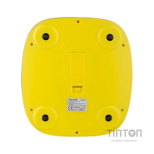 Ваги кухонні Erstech VKS-517 yellow