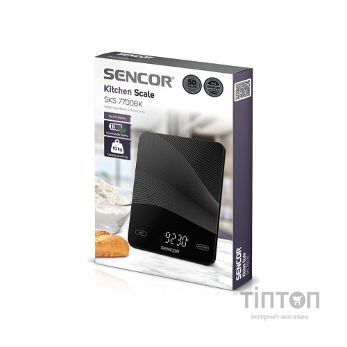 Ваги кухонні Sencor SKS7700BK