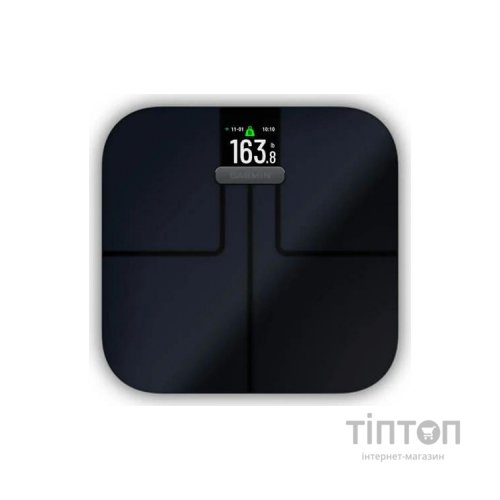 Ваги підлогові Garmin Index S2 Smart Scale, Intl, Black, 1 pack (010-02294-12)