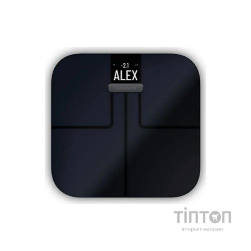 Ваги підлогові Garmin Index S2 Smart Scale, Intl, Black, 1 pack (010-02294-12)