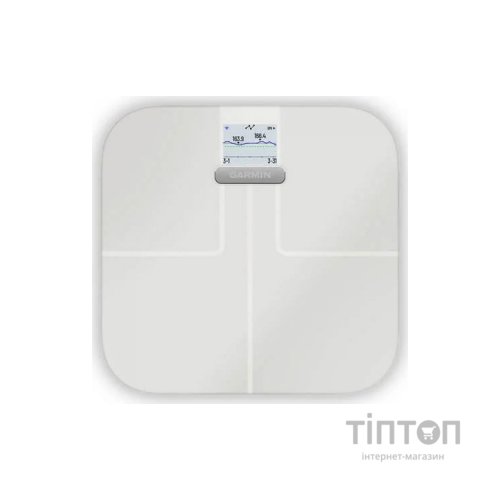Ваги підлогові Garmin Index S2 Smart Scale, Intl, White, 1 pack (010-02294-13)