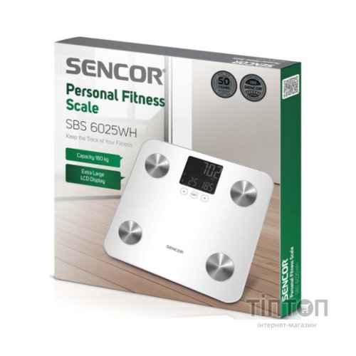 Ваги підлогові Sencor SBS6025WH
