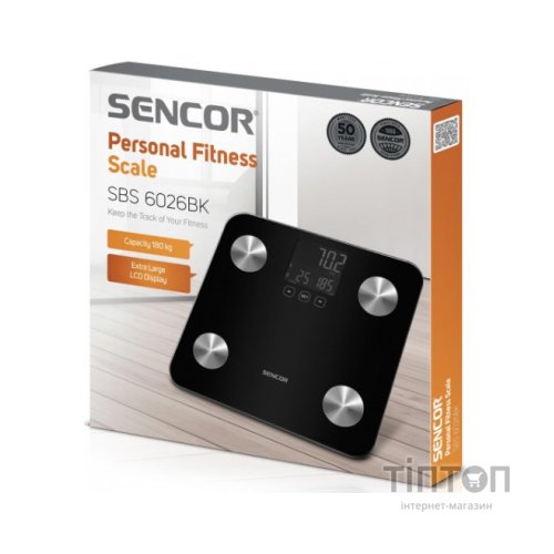 Ваги підлогові Sencor SBS6026BK