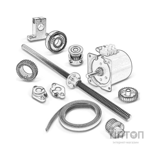 Вал Welldo Xerox DocuCentre C240/5065/5400/5540/6500 Cleaning Roller (WD-CRX5065)