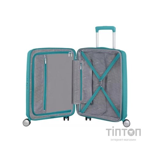 Валіза American Tourister Soundbox 35.5/41 л бірюзова (32G*61001)