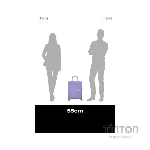 Валіза American Tourister Soundbox 35.5/41 л лавандова (32G*82001)