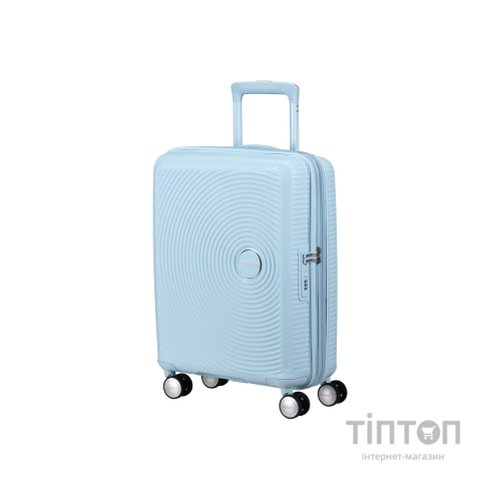 Валіза American Tourister Soundbox 35.5/41 л пастельно-блакитна (32G*22001)