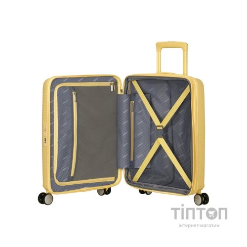 Валіза American Tourister Soundbox 35.5/41 л пастельно-жовта (32G*16001)